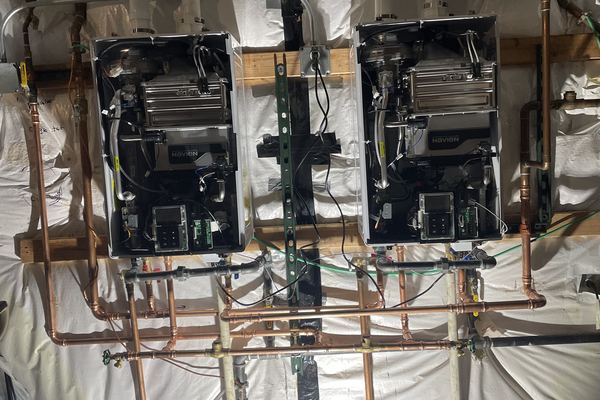 Tankless water heater unit in St. Charles IL - Fox Valley Plumbing
